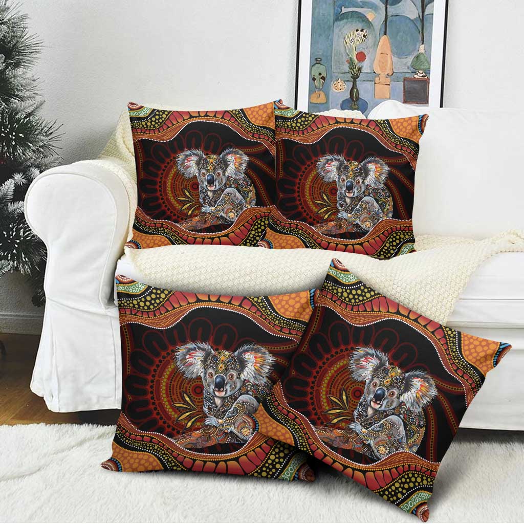 Indigenous Koala Australia Pillow Cover Australian Aboriginal Art Proud
