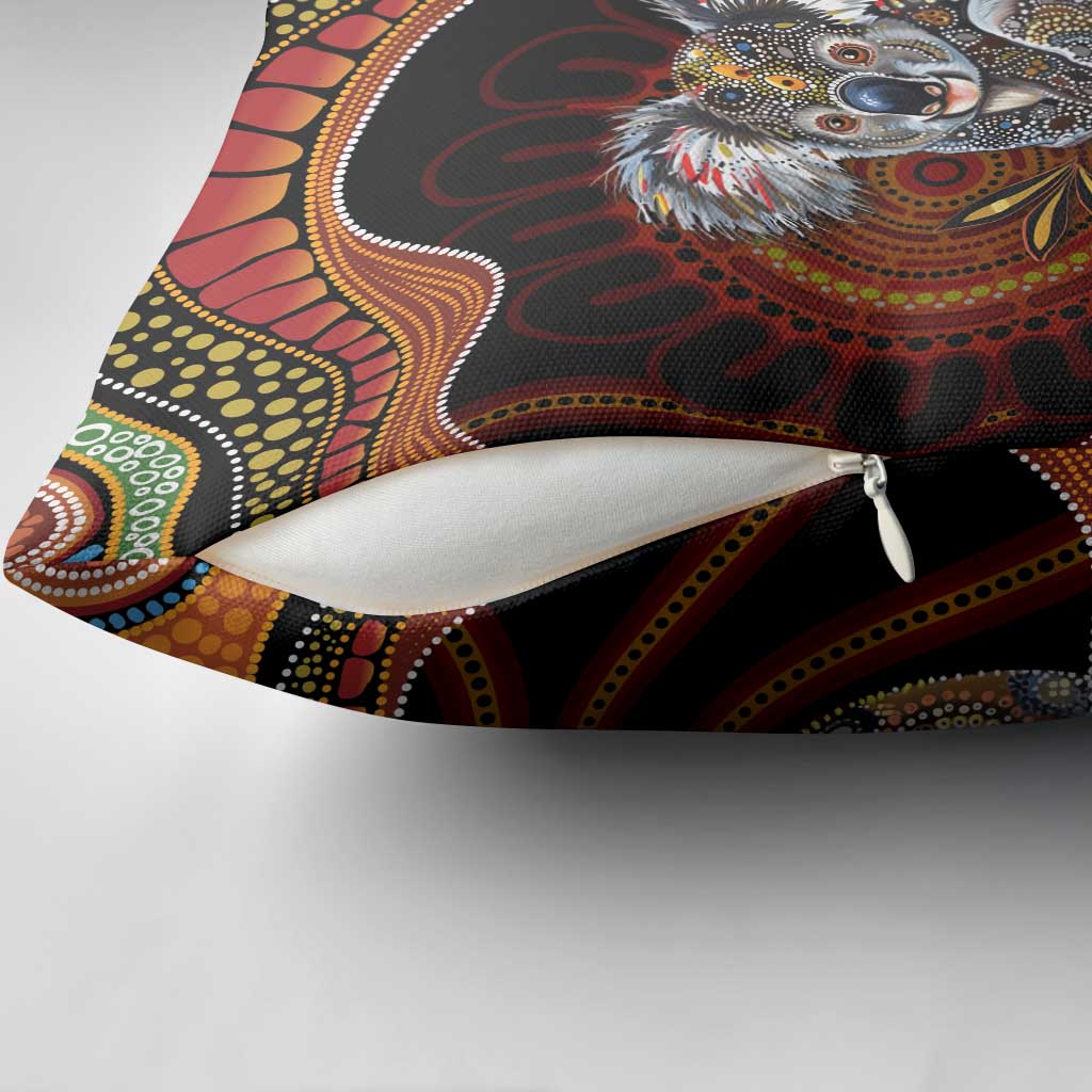 Indigenous Koala Australia Pillow Cover Australian Aboriginal Art Proud
