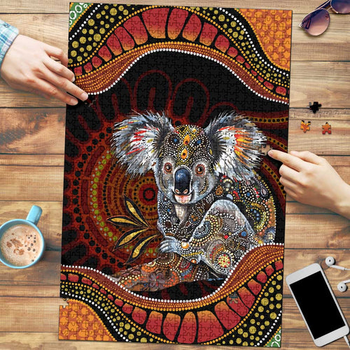 Indigenous Koala Australia Puzzle Australian Aboriginal Art Proud
