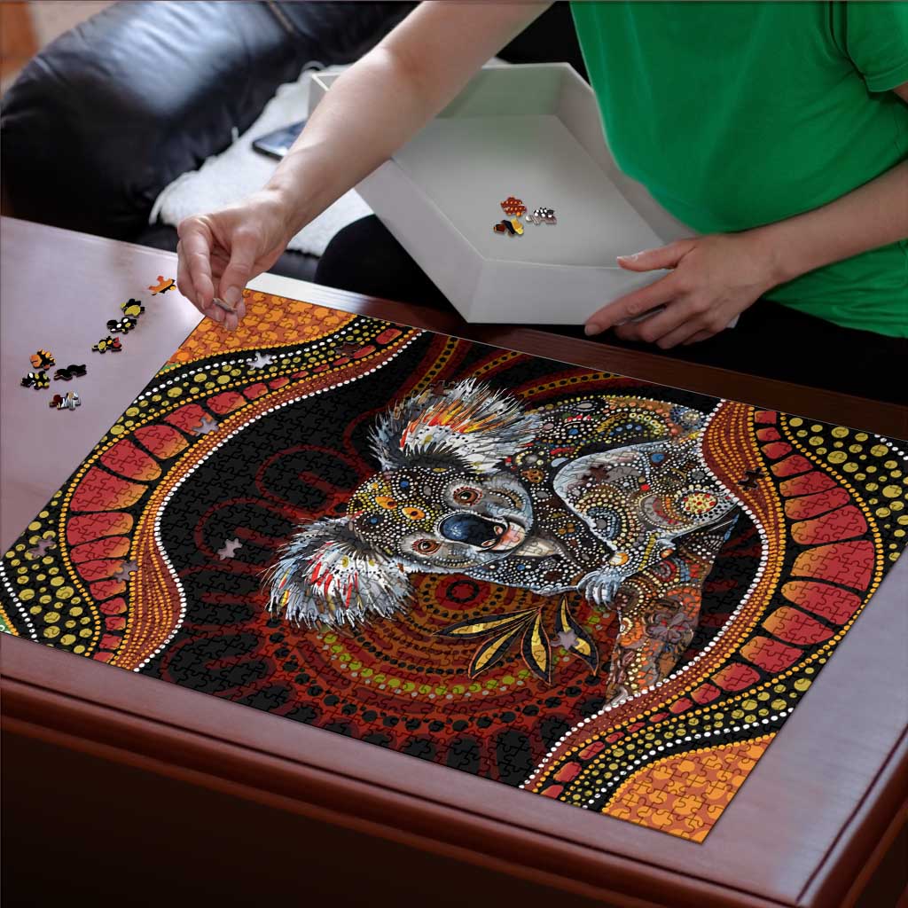 Indigenous Koala Australia Puzzle Australian Aboriginal Art Proud
