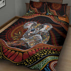 Indigenous Koala Australia Quilt Bed Set Australian Aboriginal Art Proud