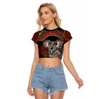 Indigenous Koala Australia Raglan Cropped T Shirt Australian Aboriginal Art Proud
