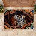 Indigenous Koala Australia Rubber Doormat Australian Aboriginal Art Proud