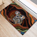 Indigenous Koala Australia Rubber Doormat Australian Aboriginal Art Proud