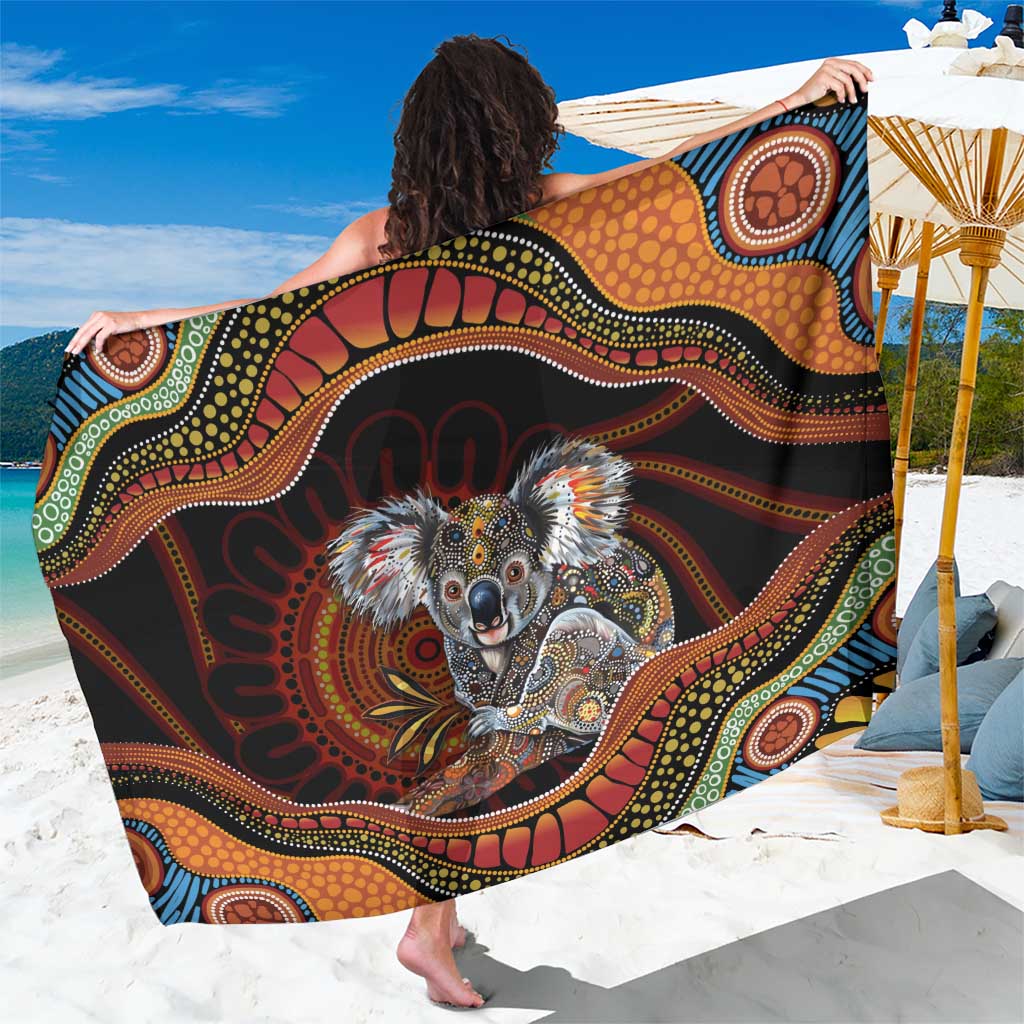 Indigenous Koala Australia Sarong Australian Aboriginal Art Proud