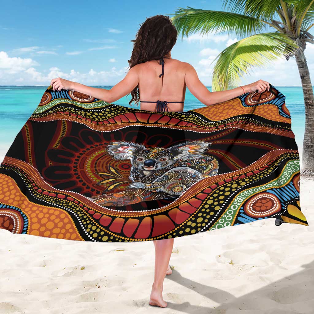 Indigenous Koala Australia Sarong Australian Aboriginal Art Proud