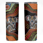 Indigenous Koala Australia Skinny Tumbler Australian Aboriginal Art Proud