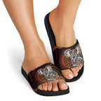 Indigenous Koala Australia Slide Sandals Australian Aboriginal Art Proud