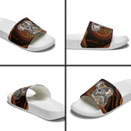 Indigenous Koala Australia Slide Sandals Australian Aboriginal Art Proud