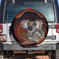 Indigenous Koala Australia Spare Tire Cover Australian Aboriginal Art Proud
