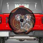 Indigenous Koala Australia Spare Tire Cover Australian Aboriginal Art Proud