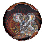 Indigenous Koala Australia Spare Tire Cover Australian Aboriginal Art Proud