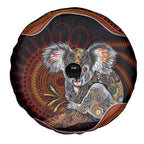 Indigenous Koala Australia Spare Tire Cover Australian Aboriginal Art Proud