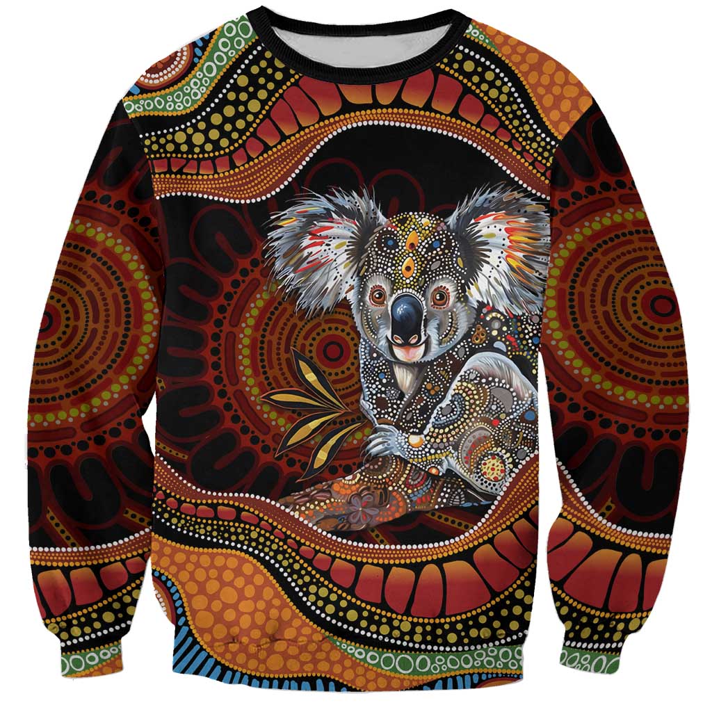 Indigenous Koala Australia Sweatshirt Australian Aboriginal Art Proud