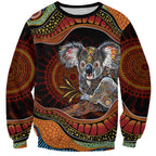 Indigenous Koala Australia Sweatshirt Australian Aboriginal Art Proud