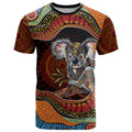 Indigenous Koala Australia T Shirt Australian Aboriginal Art Proud