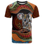 Indigenous Koala Australia T Shirt Australian Aboriginal Art Proud