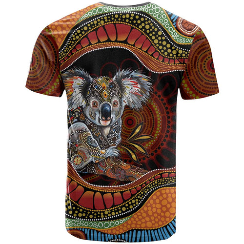 Indigenous Koala Australia T Shirt Australian Aboriginal Art Proud