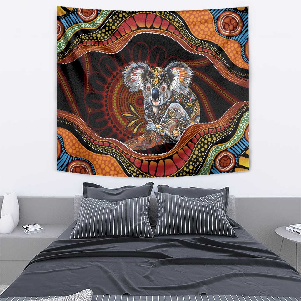 Indigenous Koala Australia Tapestry Australian Aboriginal Art Proud