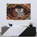 Indigenous Koala Australia Tapestry Australian Aboriginal Art Proud