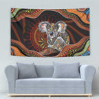Indigenous Koala Australia Tapestry Australian Aboriginal Art Proud
