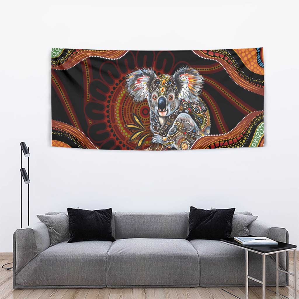 Indigenous Koala Australia Tapestry Australian Aboriginal Art Proud