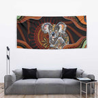Indigenous Koala Australia Tapestry Australian Aboriginal Art Proud