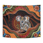 Indigenous Koala Australia Tapestry Australian Aboriginal Art Proud