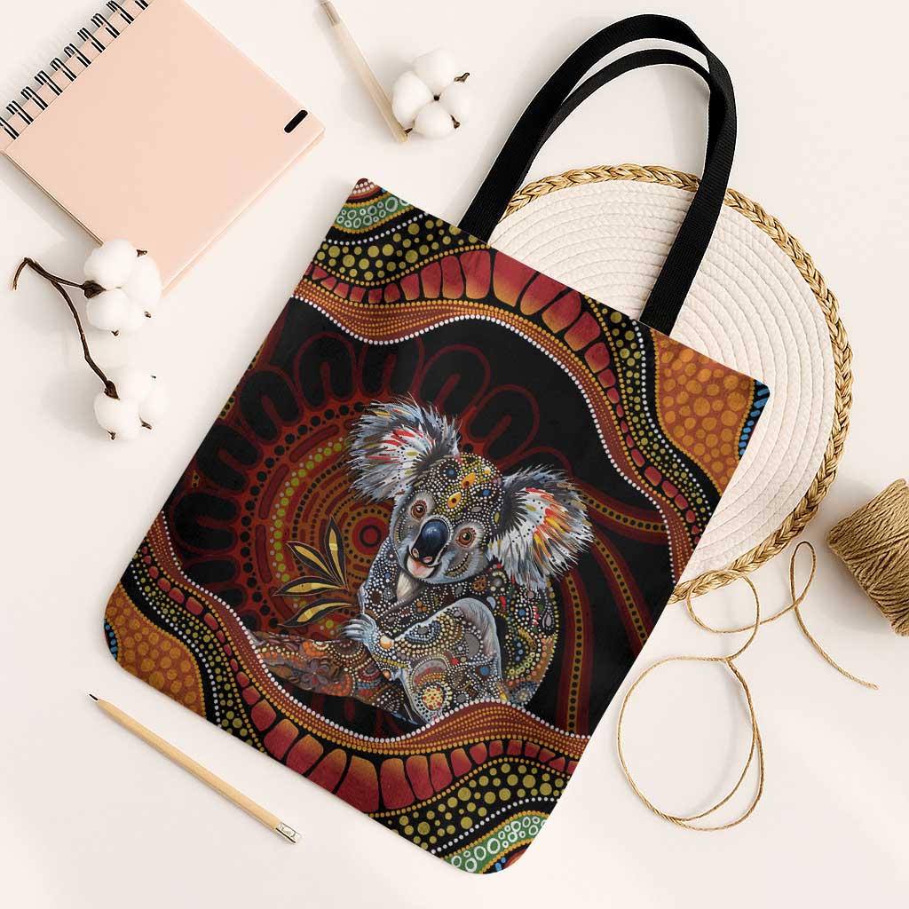 Indigenous Koala Australia Tote Bag Australian Aboriginal Art Proud