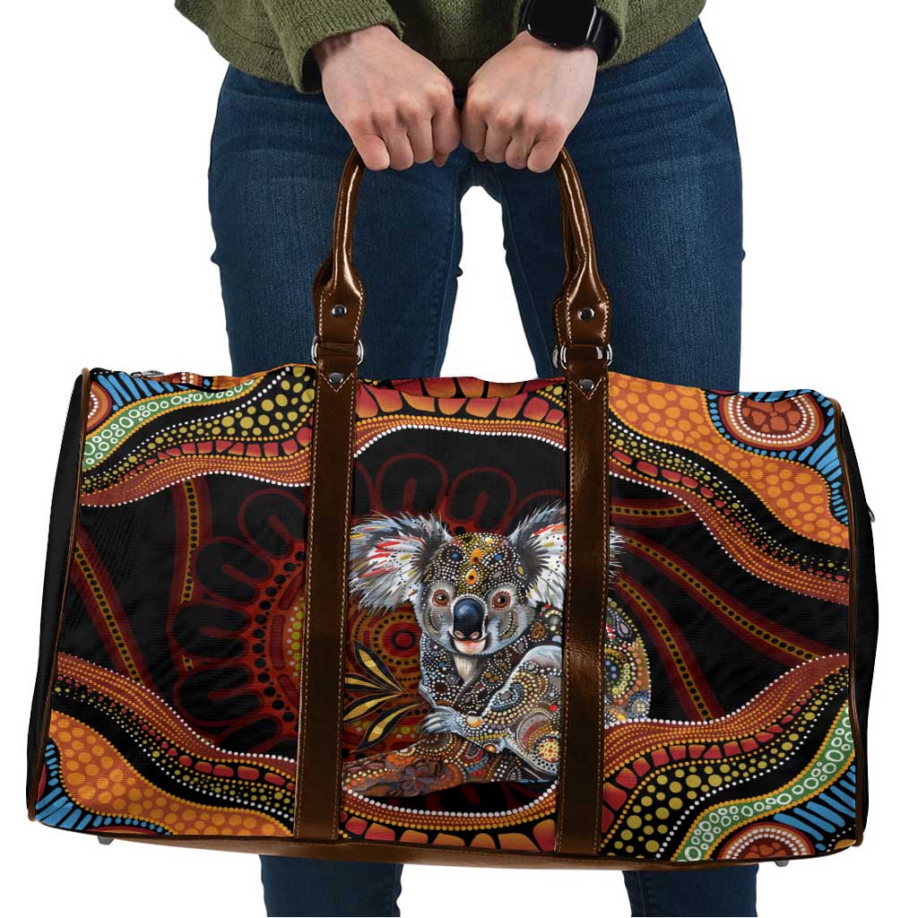 Indigenous Koala Australia Travel Bag Australian Aboriginal Art Proud