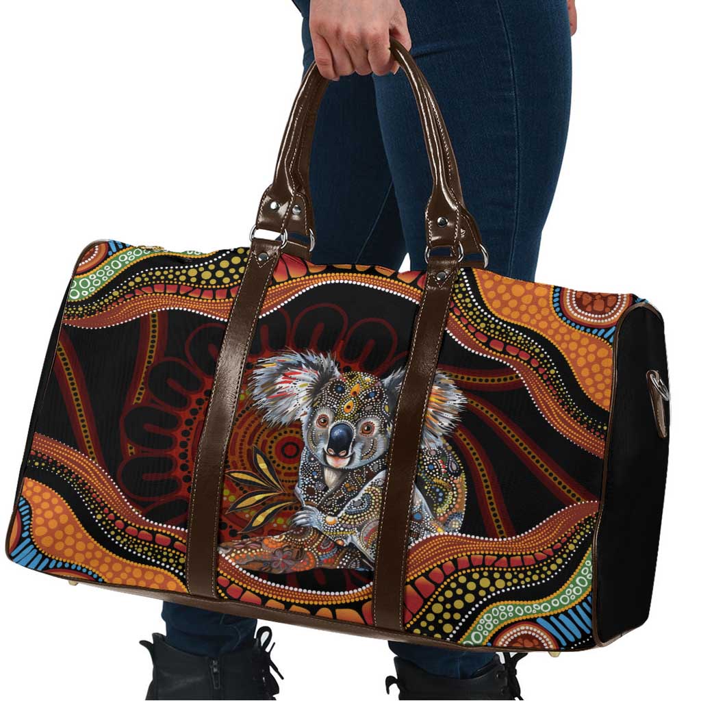 Indigenous Koala Australia Travel Bag Australian Aboriginal Art Proud