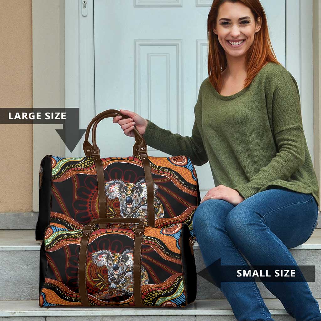Indigenous Koala Australia Travel Bag Australian Aboriginal Art Proud