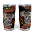 Indigenous Koala Australia Tumbler Cup Australian Aboriginal Art Proud