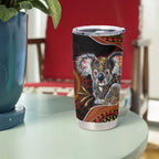 Indigenous Koala Australia Tumbler Cup Australian Aboriginal Art Proud