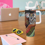 Indigenous Koala Australia Tumbler With Handle Australian Aboriginal Art Proud
