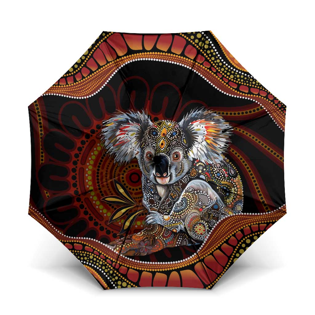 Indigenous Koala Australia Umbrella Australian Aboriginal Art Proud