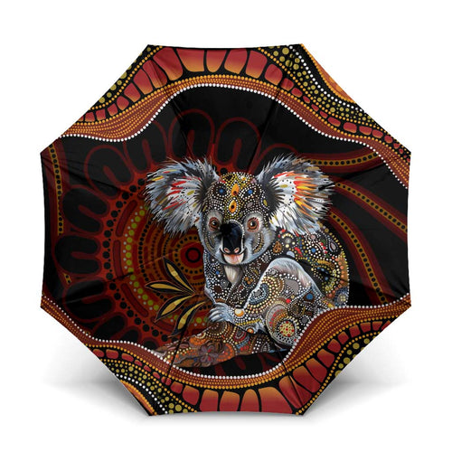 Indigenous Koala Australia Umbrella Australian Aboriginal Art Proud