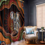 Indigenous Koala Australia Window Curtain Australian Aboriginal Art Proud