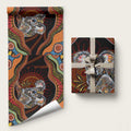 Indigenous Koala Australia Wrapping Paper Australian Aboriginal Art Proud