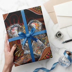Indigenous Koala Australia Wrapping Paper Australian Aboriginal Art Proud