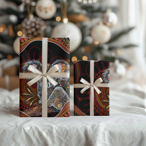Indigenous Koala Australia Wrapping Paper Australian Aboriginal Art Proud