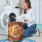 Indigenous Emu Australia Laundry Basket Australian Bottlebrushes Aboriginal Art Proud