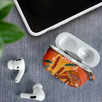 Indigenous Emu Australia AirPods Case Australian Bottlebrushes Aboriginal Art Proud