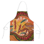 Indigenous Emu Australia Apron Australian Bottlebrushes Aboriginal Art Proud