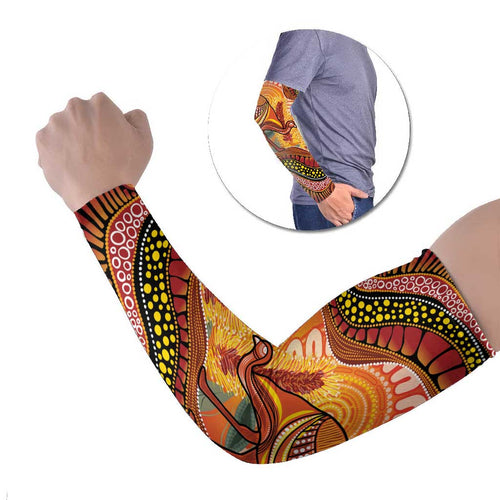 Indigenous Emu Australia Arm Sleeves Australian Bottlebrushes Aboriginal Art Proud