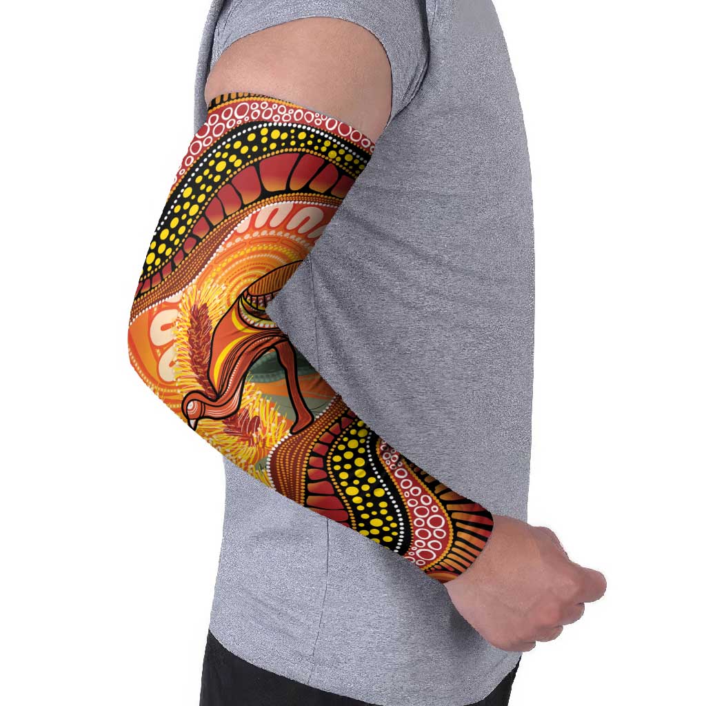 Indigenous Emu Australia Arm Sleeves Australian Bottlebrushes Aboriginal Art Proud