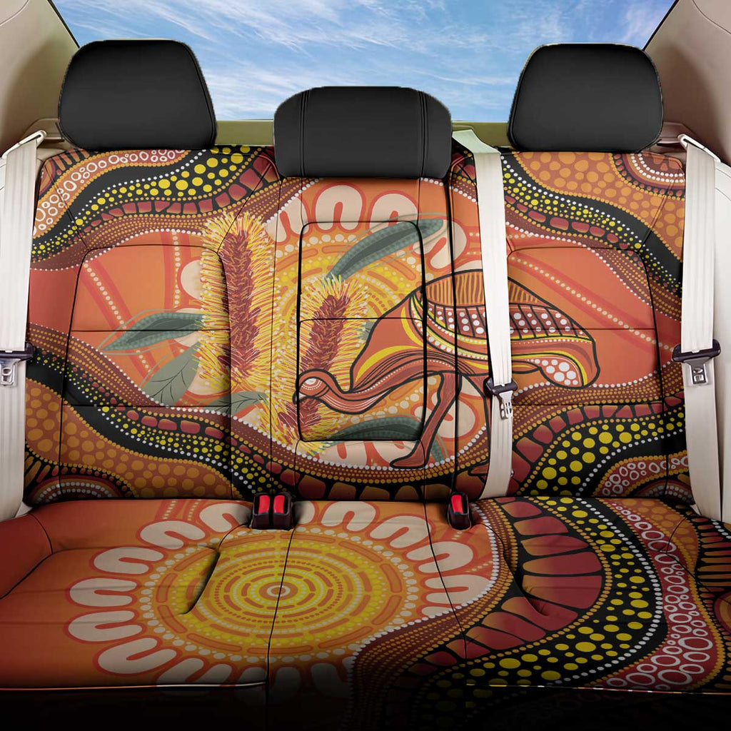 Indigenous Emu Australia Back Car Seat Cover Australian Bottlebrushes Aboriginal Art Proud