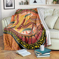 Indigenous Emu Australia Blanket Australian Bottlebrushes Aboriginal Art Proud
