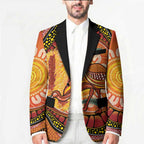 Indigenous Emu Australia Blazer Australian Bottlebrushes Aboriginal Art Proud
