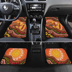 Indigenous Emu Australia Car Mats Australian Bottlebrushes Aboriginal Art Proud